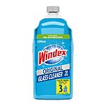 Windex Original Blue Glass Cleaner Refill, 2L, Works on Smudges/Fingerprints, 100% Recovered Coastal Plastic Bottle [Subscribe &amp; Save] $6.63