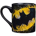 Silver Buffalo Paint Logo Ceramic Mug, 14 Ounces, 14 oz DC Comics Batman Splatter $7.45