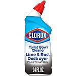 Clorox Toilet Bowl Cleaner Lime &amp; Rust Destroyer 24 Ounces [Subscribe &amp; Save] $2.65