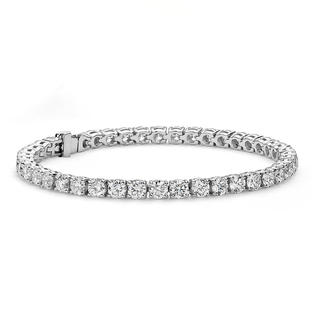 Olivia 18k White Gold Plated Tennis Bracelet with Simulated Cubic Zirconia Crystals $19.99 at Cate & Chloe