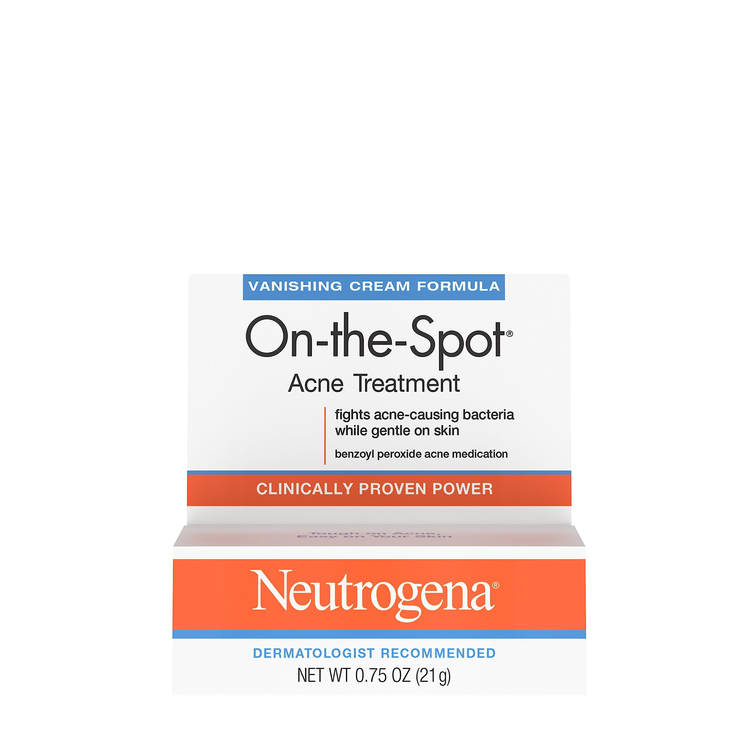 Neutrogena On-The-Spot Acne Treatment Gel with Benzoyl Peroxide - Gentle Face Acne Medicine for Acne Prone Skin, 0.75 oz [Subscribe & Save] $4.62