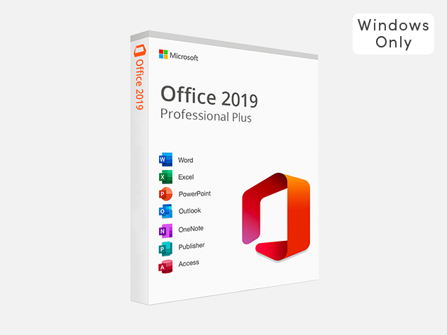 Lifetime Microsoft Office Professional Plus 2019 for Windows & Mac $29.97