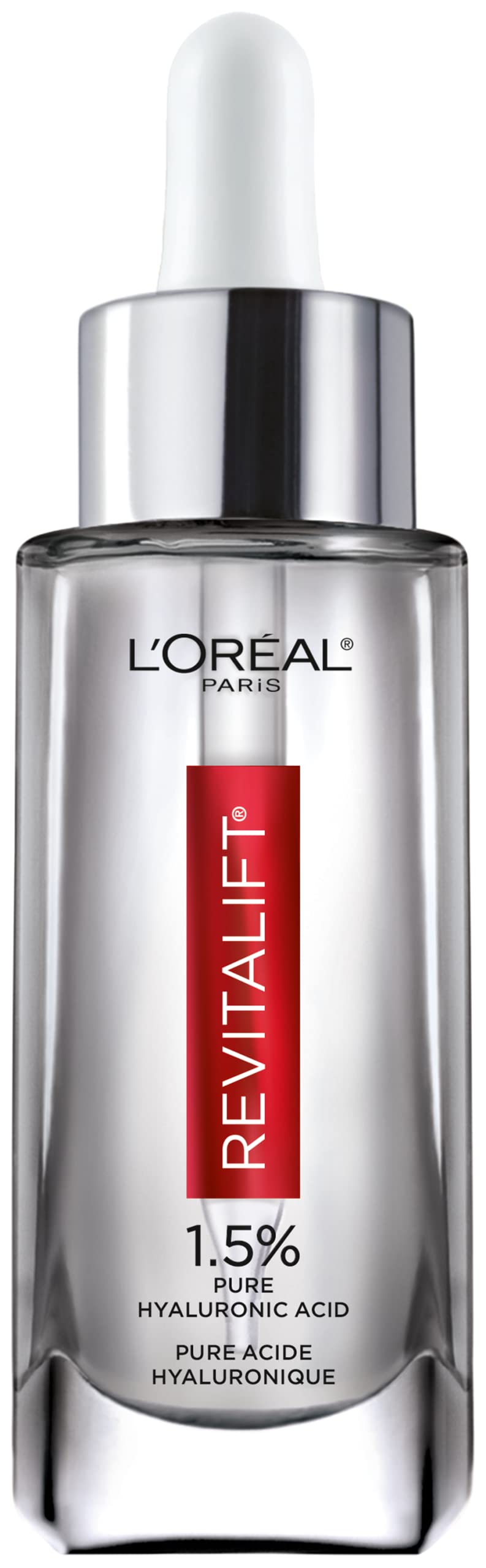 L'Oreal Paris Revitalift 1.5% Pure Hyaluronic Acid Face Serum, Hydrate & Reduce Wrinkles, Fragrance Free 1 oz [Subscribe & Save] $16.87