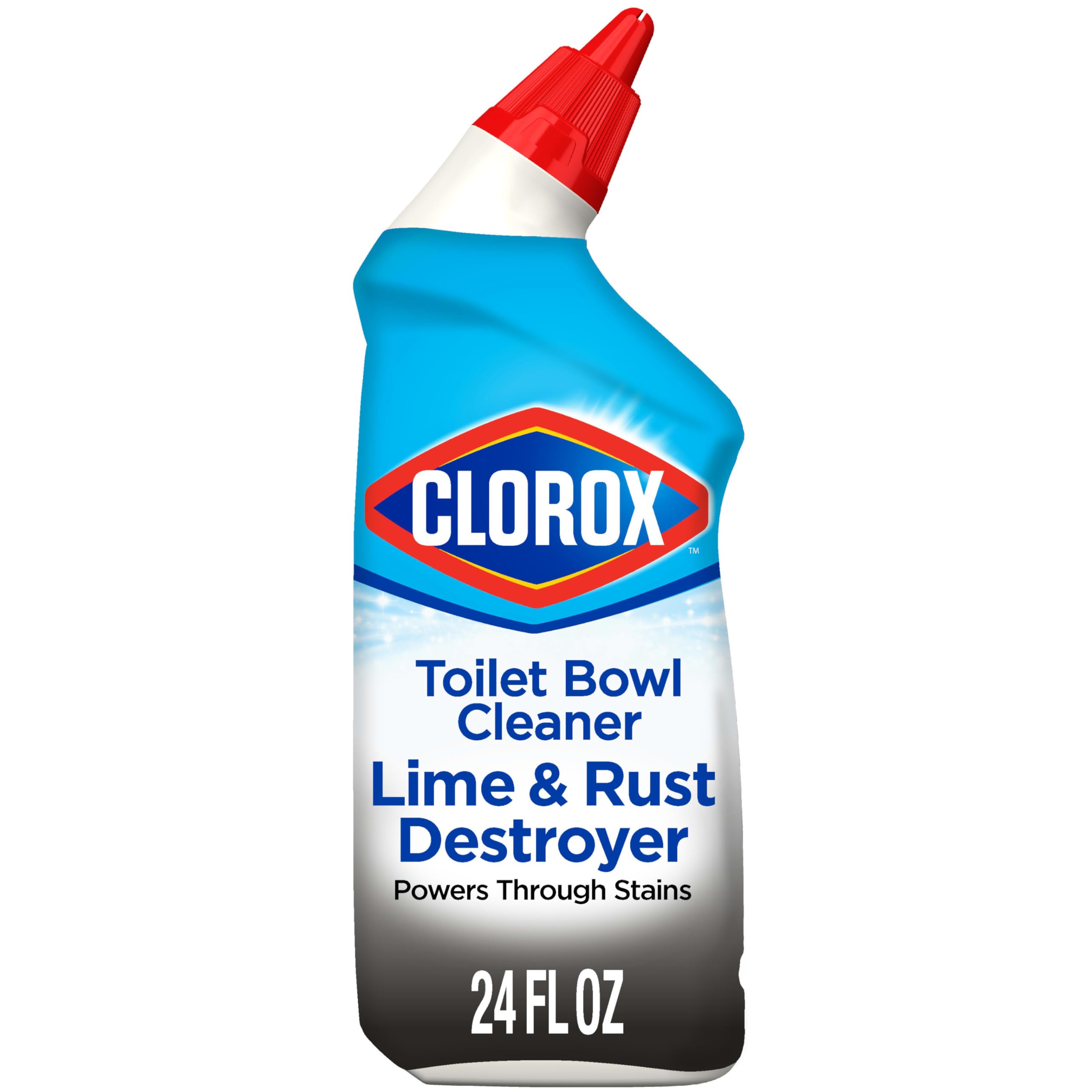 Clorox Toilet Bowl Cleaner Lime & Rust Destroyer 24 Ounces [Subscribe & Save] $2.65