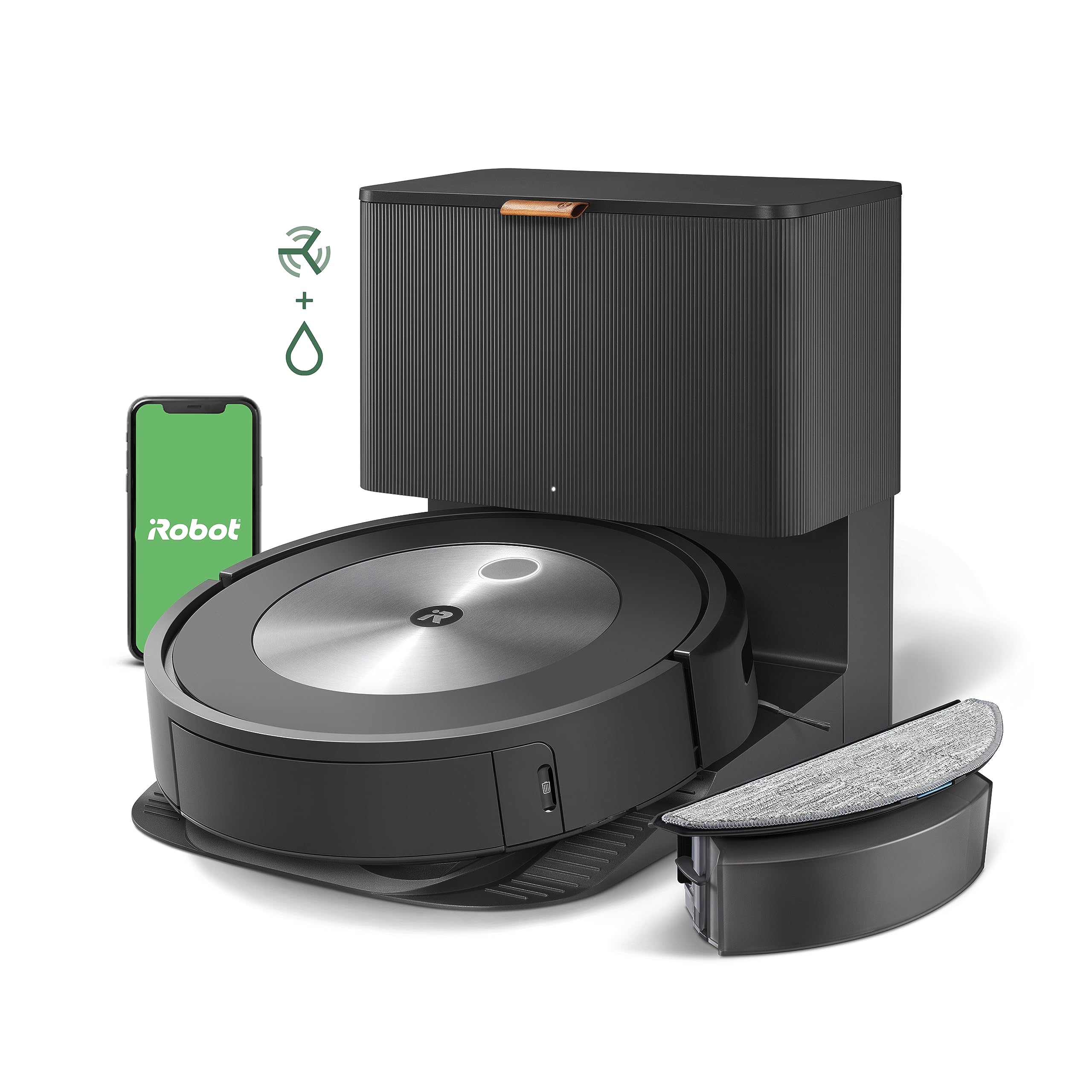 iRobot Roomba Combo j5+ Self-Emptying Robot Vac/Mop - Avoids Obstacles, Empties for 60 Days, Smart Mapping, Alexa $449