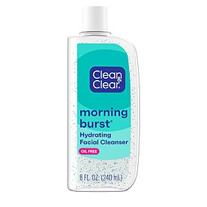 Clean & Clear Morning Burst Hydrating Facial Cleanser, 8 fl. oz., with BHA, Cucumber, and Aloe [Subscribe & Save] $5.67 @ Amazon