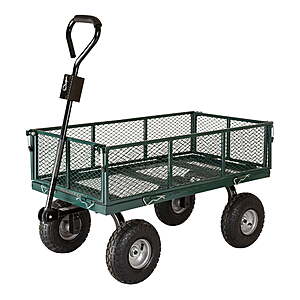 Garden Star 700 Lb Capacity, 38” x 20” Towable Mesh Garden Utility Cart $  59.4