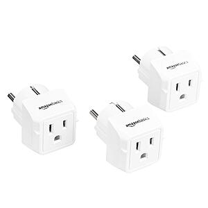 Amazon Basics 3 Pack Travel Plug Adapter Type E/F $  7.99