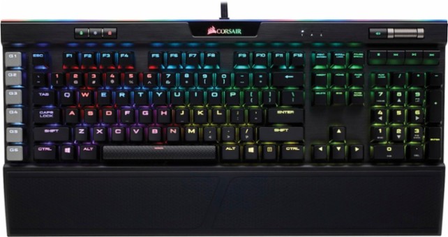 CORSAIR - Gaming K95 RGB PLATINUM Mechanical USB Keyboard - Cherry MX Brown - Black $169.99