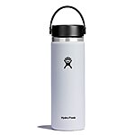 Hydro Flask Wide Mouth Bottle with Flex Cap White 20 oz $16.12 free shipping - Amazon