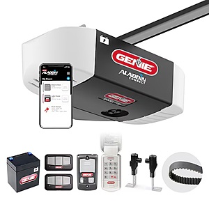 Genie 1-1/4 HPc Belt Drive Smart Garage Door Opener w/ Wi-Fi Battery Backup $189