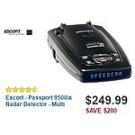 Best Buy Black Friday: Escort Passport 9500ix Radar Detector for $249.99