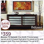 Raymour &amp; Flanigan Black Friday: Bowery TV Console for $359.00