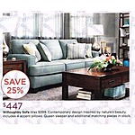 Raymour &amp; Flanigan Black Friday: Willoughby Sofa for $447.00