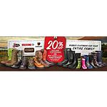 Tractor Supply Co Black Friday: Entire Stock Men's Work and Western Boots from Justin Boots, Wolverine, Ariat and More - 20% Off