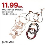 JCPenney Black Friday: Footnotes Bangle, Select Styles for $11.99
