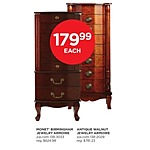 JCPenney Black Friday: Antique Walnut Jewelry Armoire for $179.99