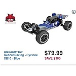Best Buy Black Friday: Redcat Racing Cyclone XB10 Off-Road Electric Buggy for $79.99