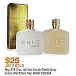 Macy's Black Friday: 2-Pc. Gold Jay Z Gift Set for $25.00