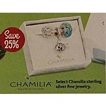 AAFES Cyber Monday: Select Chamilia Sterling Silver Fine Jewelry - 25% Off
