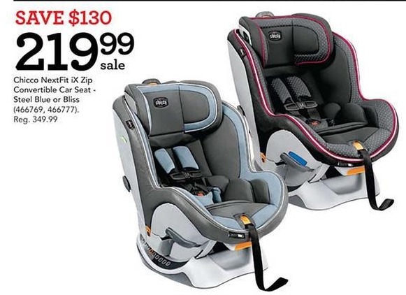 Toys R Us Black Friday: Chicco NextFit iX Zip Convertible Car Seat for $219.99 - Slickdeals.net