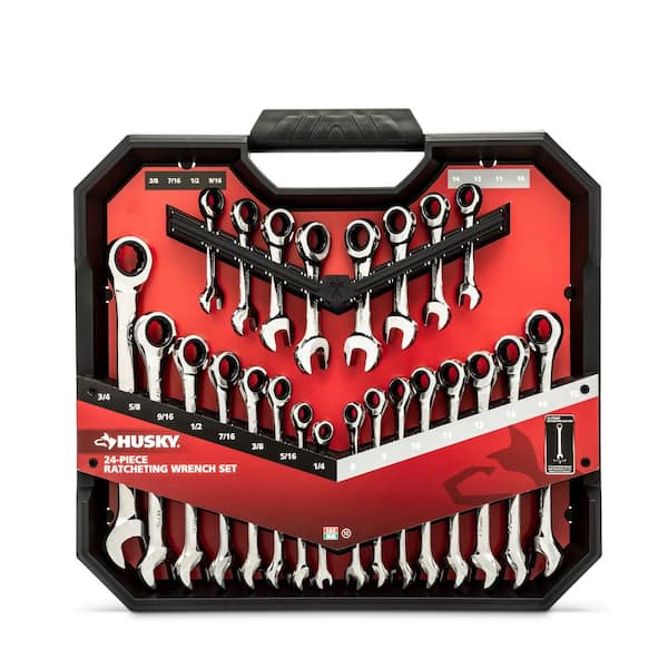 24pc Husky Ratcheting wrench set YMMV 49.88 (in store only)