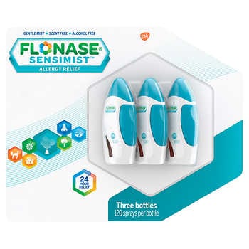 Flonase Sensimist Allergy Relief, 3 Bottles $38.99