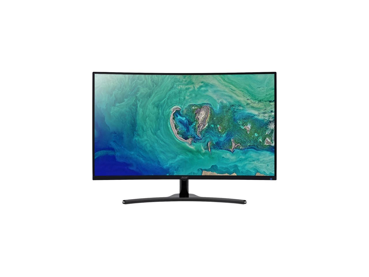 Acer ED322QR Pbmiipx UM.JE2AA.P01 32" (Actual size 31.5") Full HD 1920 x 1080 4ms (GTG) 144 Hz HDMI, DisplayPort Built-in Speakers Curved Gaming Monitor