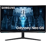 Samsung Odyssey Neo G8 32&quot; Curved 4K UHD FreeSync Premium Pro &amp; G-Sync Compatible  240Hz 1ms Gaming Monitor Black LS32BG852NNXGO - $1,149.99