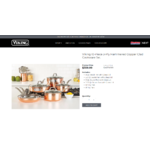 Viking 10-Piece 3-Ply Hammered Copper Clad Cookware Set Costco Members $360