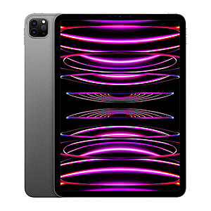 Sam's Club Members Apple iPad Pro 11" Wi-Fi 128GB Space Gray - 4th Generation 2022 M2 Model $649.91