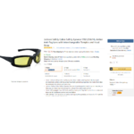 Jackson Safety Calico Safety Eyewear V50 (Amber) for $2.62 S&amp;amp;amp;S (Or for $2.35 w/ 5+ Subscriptions)