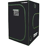 VIVOSUN 48&quot;x48&quot;x80&quot; Mylar Hydroponic Grow Tent with Obeservation Window and Floor Tray for Indoor Plant Growing 4' x4' [48&quot;x48&quot;x80&quot;] $76.98