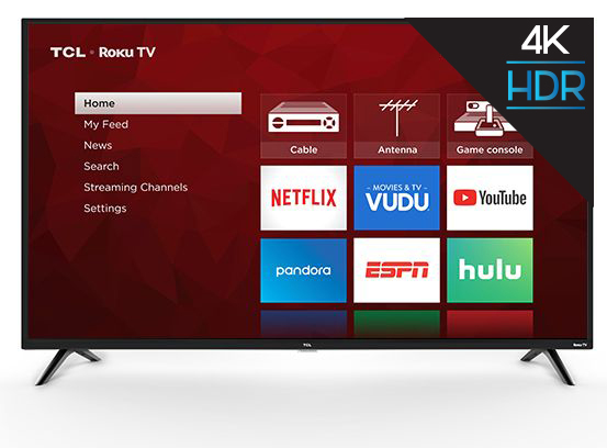 [YMMV] TCL 50" Class 4K UHD LED Roku Smart TV 4 Series 50S421 $240