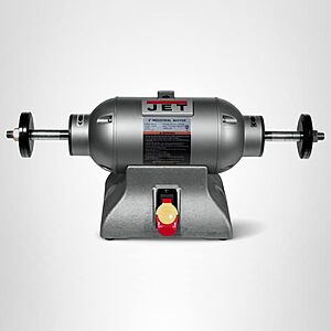 JET 8-Inch Industrial Buffer, 3600 RPM, 1 HP, 115V 1Ph (Model IBG-8SSB) $301.6