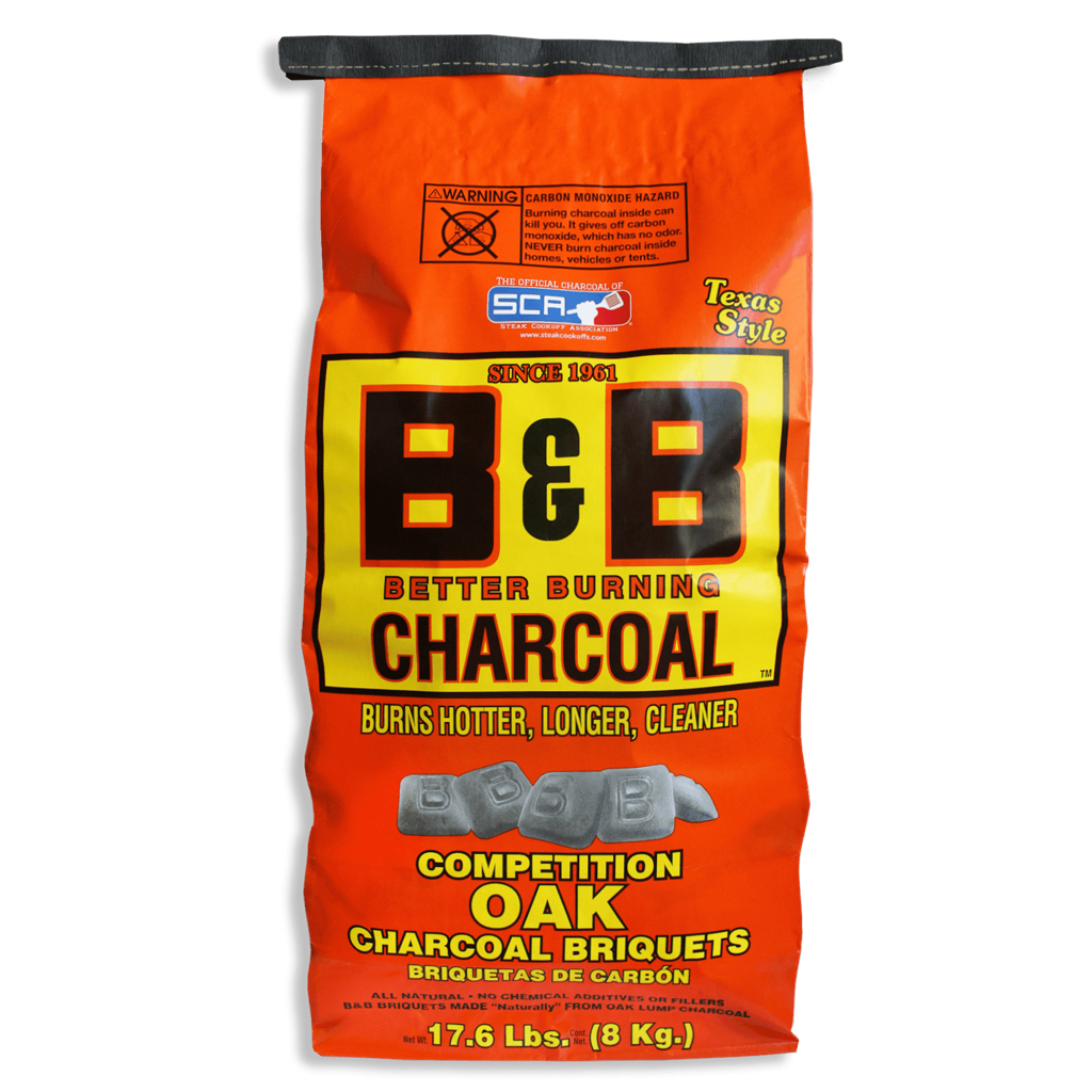 B&B Charcoal 17.6 lb All-Natural Oak Charcoal Briquets - $9.97