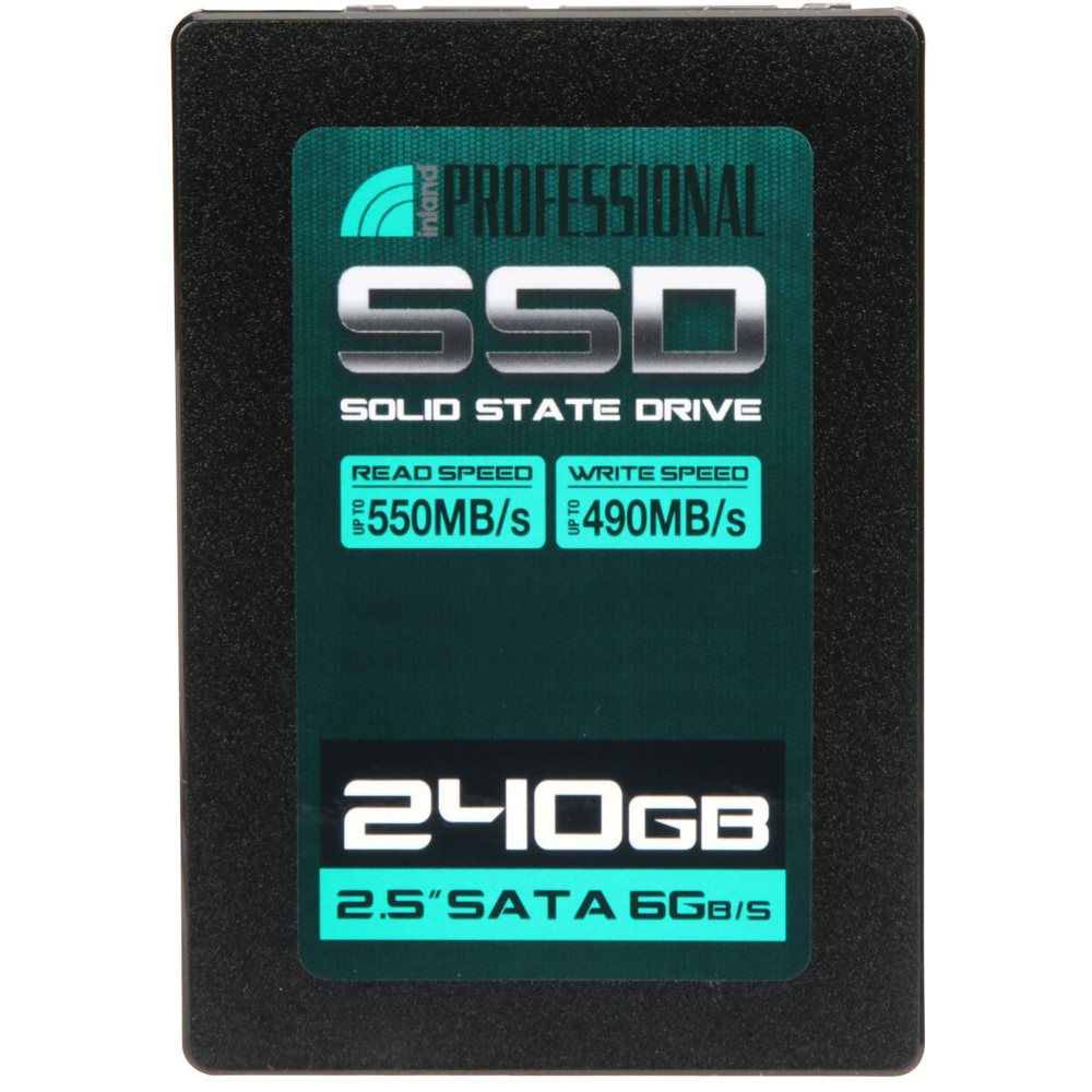 Inland Professional 240GB 3D MLC V-NAND Internal SSD Micro Center $44.99