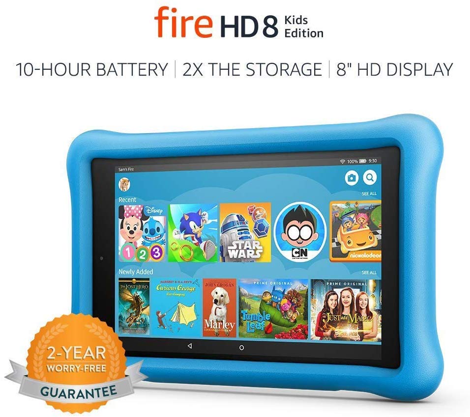 Fire HD 8 Kids Edition Tablet, 8" HD Display, 32 GB - $79.99 on Amazon