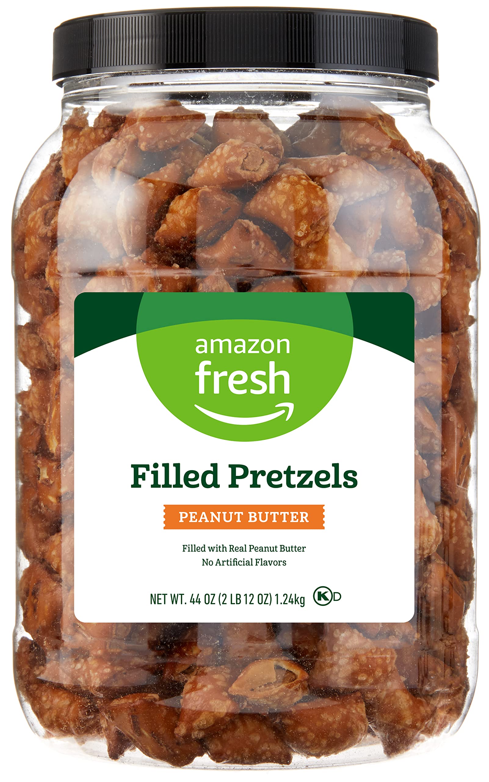 Amazon Fresh (Brand) - Peanut Butter Filled Pretzels 44oz $10.15