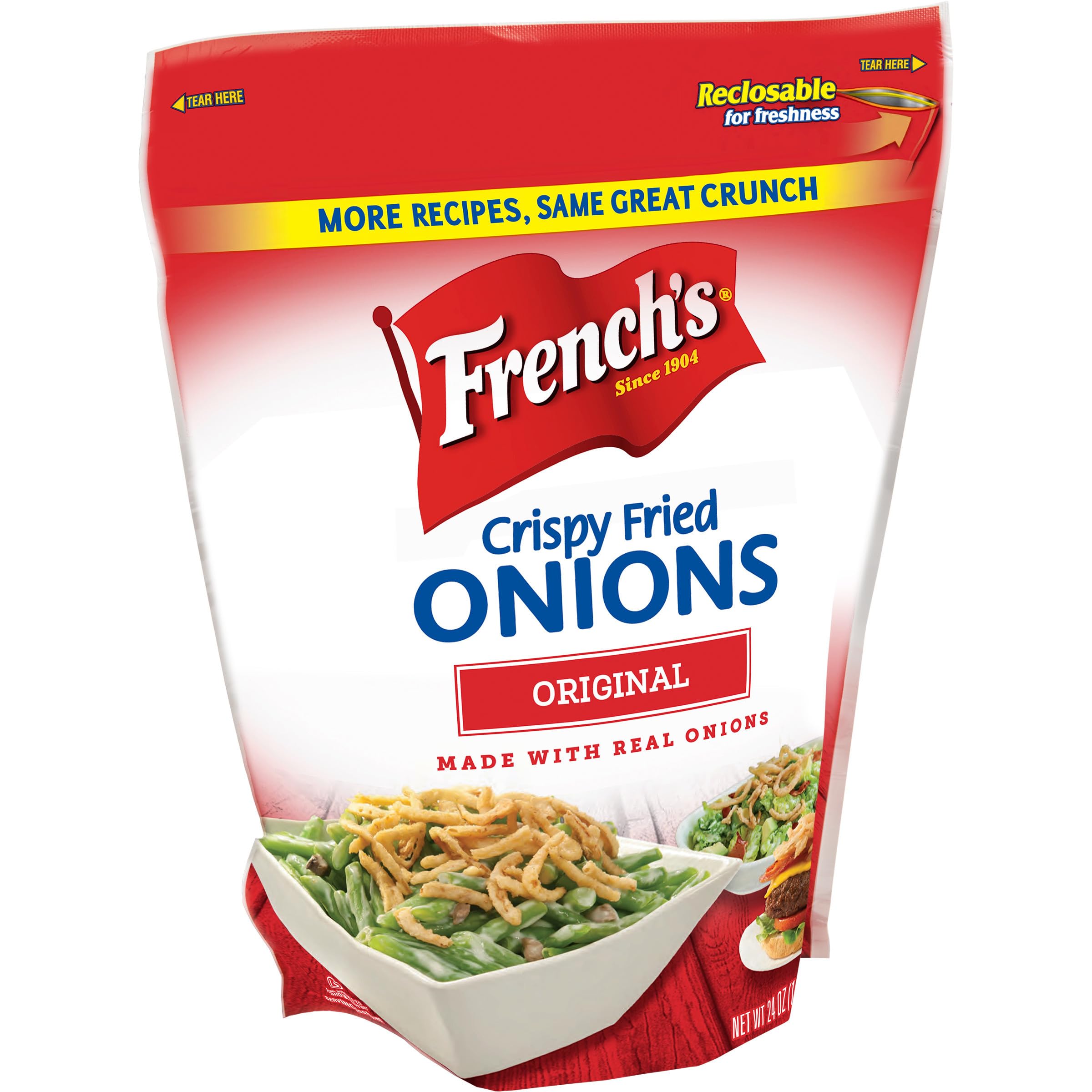 24-Oz French's Crispy Fried Onions $5.95 w/ S&S + Free Shipping w/ Prime or on orders over $35