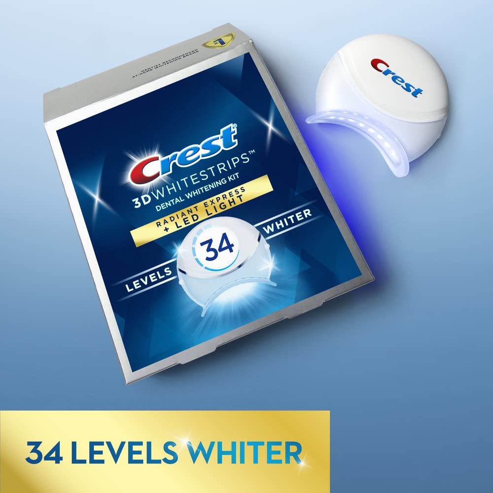 crest 3d whitestrips radiant express with led accelerator light reddit