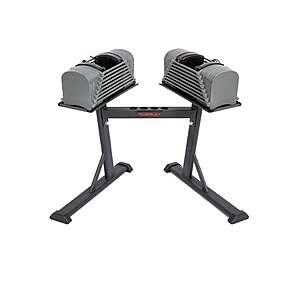 PowerBlock Sport EXP 90lb Adjustable Dumbbell Bundle (Stage 1, Stage 2, and Stage 3 Sport EXP & PowerMax stand) $449