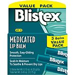 3-Pack Blistex SPF 15 Medicated Lip Balm $1.89