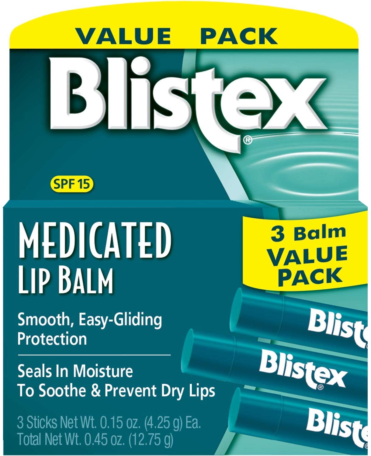 3-Pack Blistex SPF 15 Medicated Lip Balm $1.89