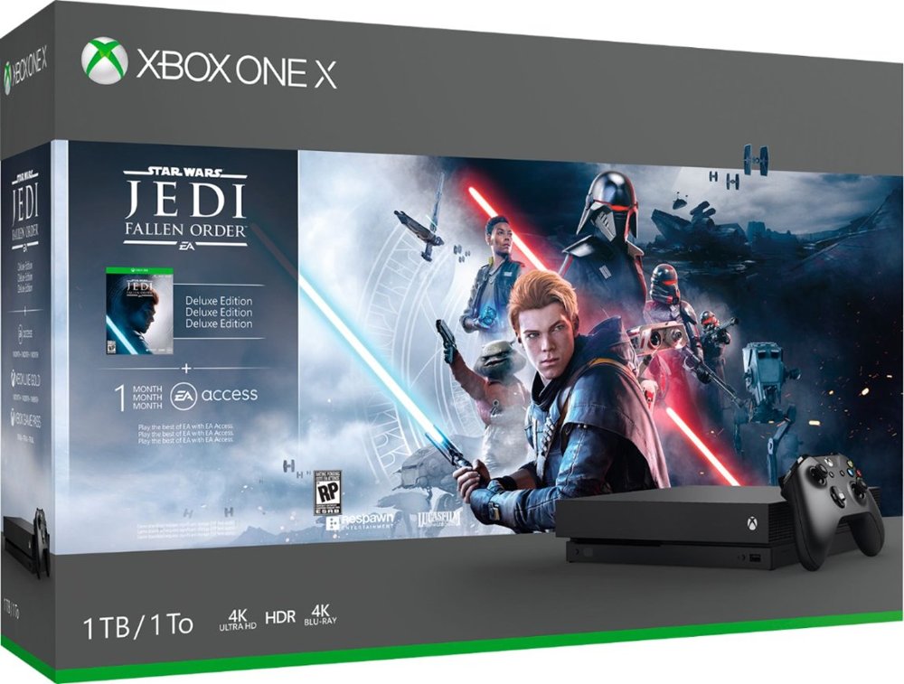 Xbox One X w/ Star Wars Jedi Fallen Order Bundle for $299.99 at Best Buy
