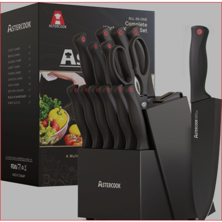 82% Off Astercook Knife Set!