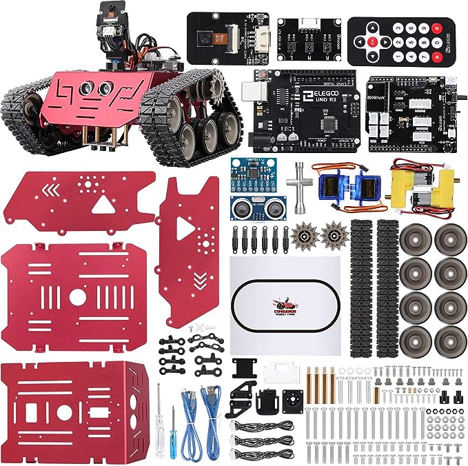 ELEGOO Conqueror Robot Tank Kit w/ UNO R3 Controller Board $99.98