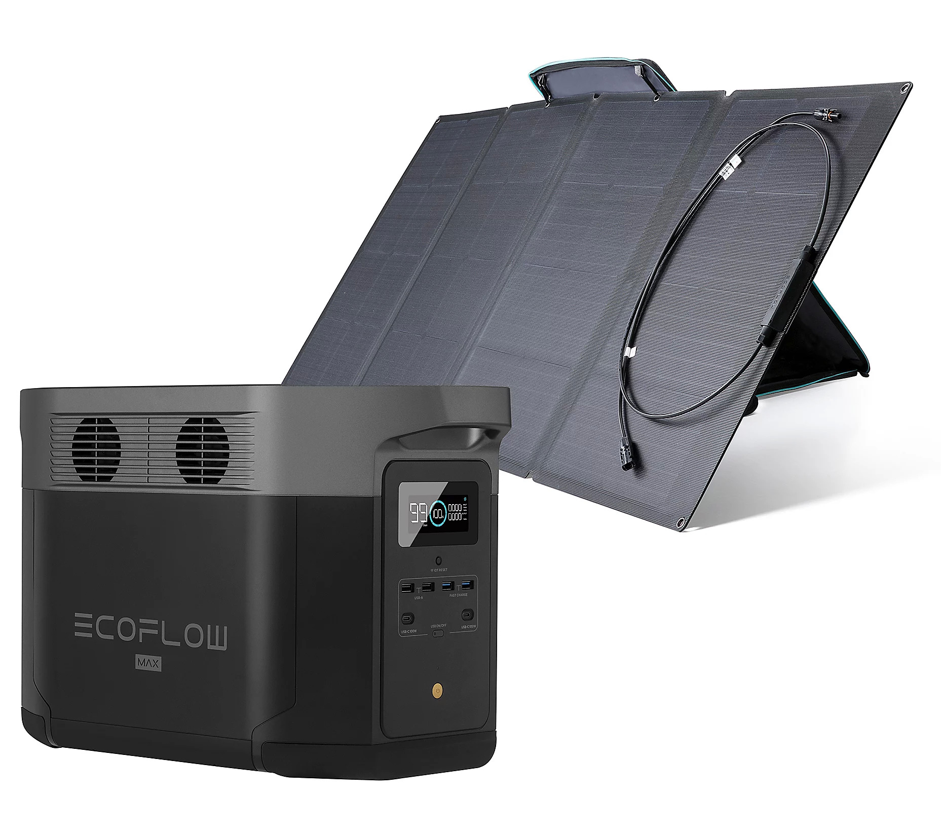 DELTA Max 1600 w/ 160W portable solar panel $1099 $1549