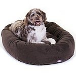 Majestic Pet Suede Bagel Dog Bed Amazon $59.24