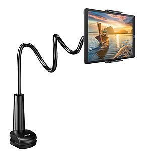 Tryone Gooseneck Tablet Holder Stand for Bed Adjustable Flexible Arm Tablets Mount clamp - $  14.94